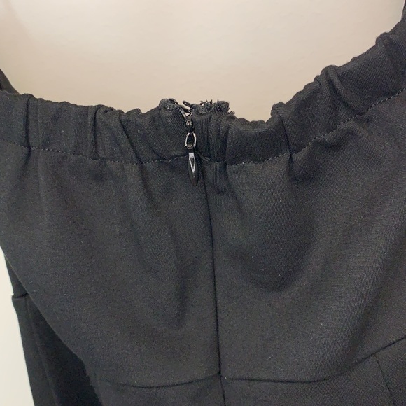 6 HR SALE LULUS JAZZIE black strapless body con dress back zipper size medium - Picture 9 of 12